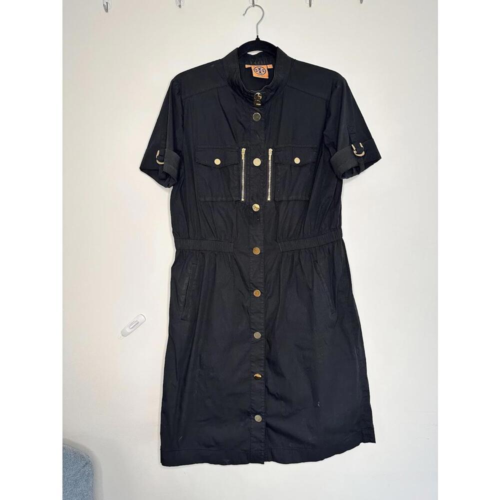 Tory Burch Black Industrial Dress - Sz. 12